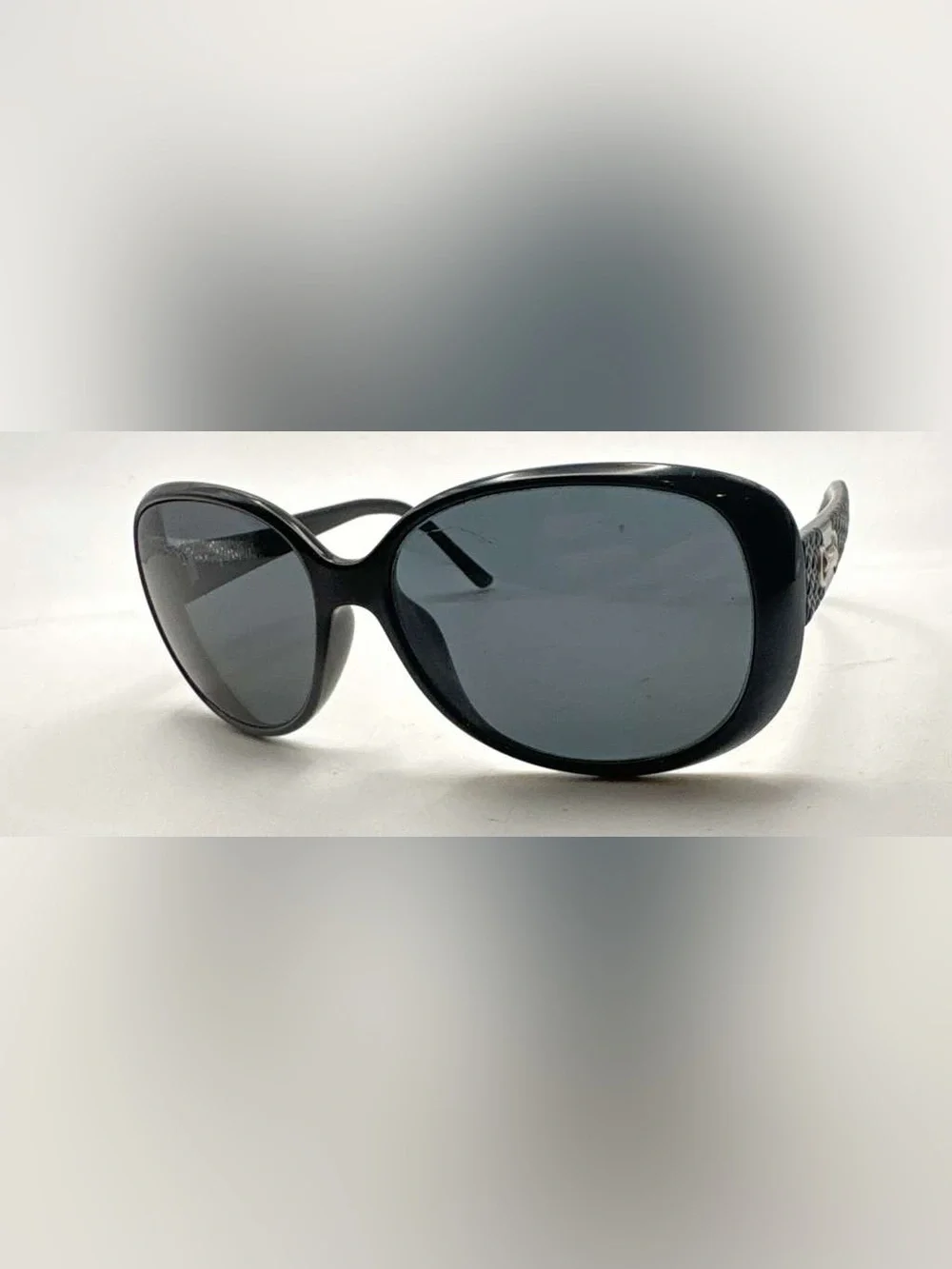 Nicole Miller Black Oval Sunglasses Frames Only